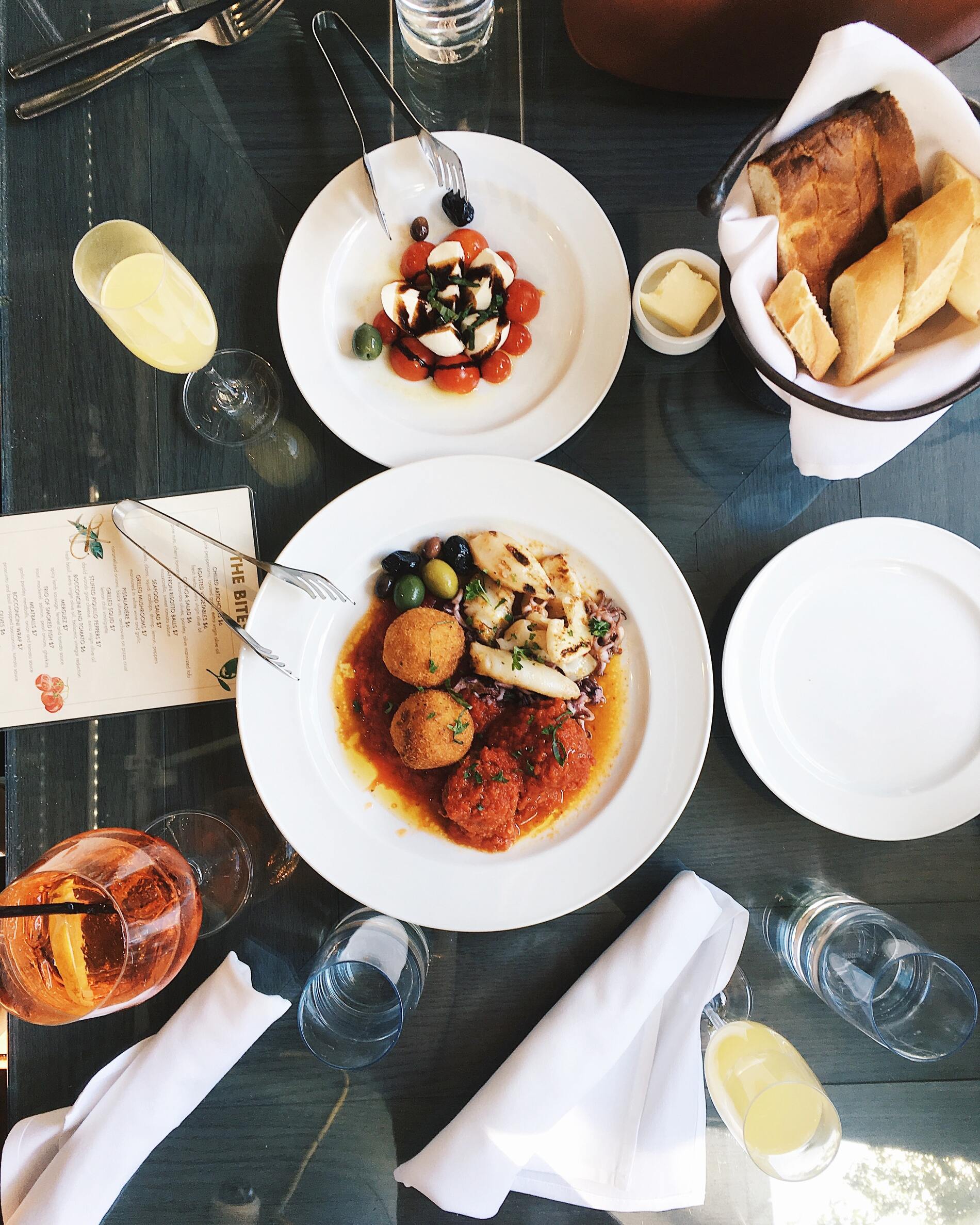 assiette au restaurant